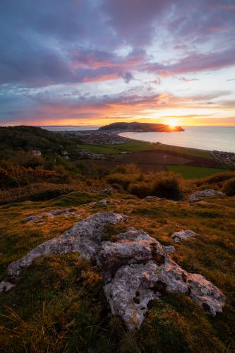 LLandudno sunset, Wales, UK