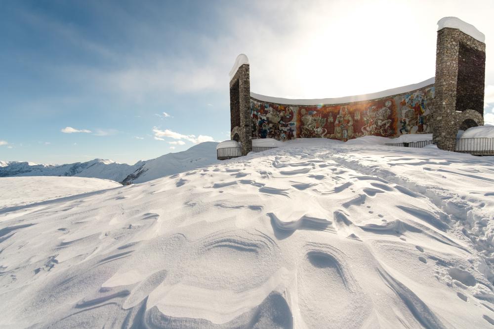 Russia Georgia Friendship Monument