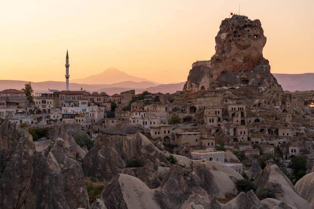 Ortahisar sunrise, Cappadocia, Turkey