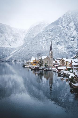 Winter in Hallstatt, Austria