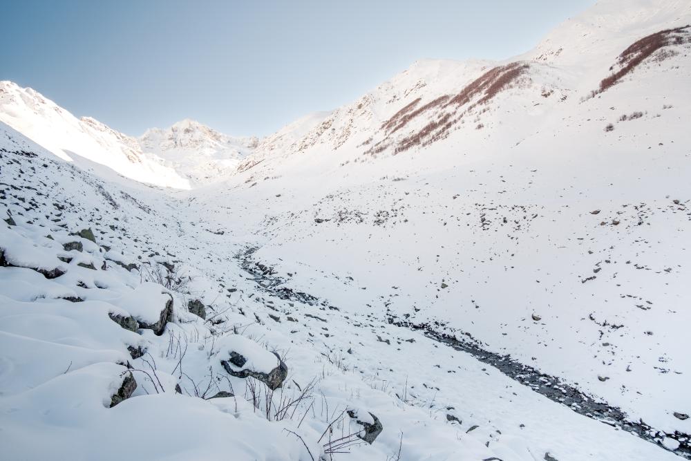 Winter in the Kaçkar Mountains, Turkey