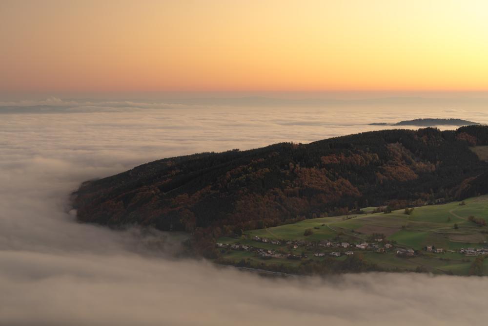Mondsee hills, Upper Austria, Austria