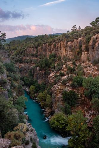 Sunrise in Köprülü Canyon, Turkey
