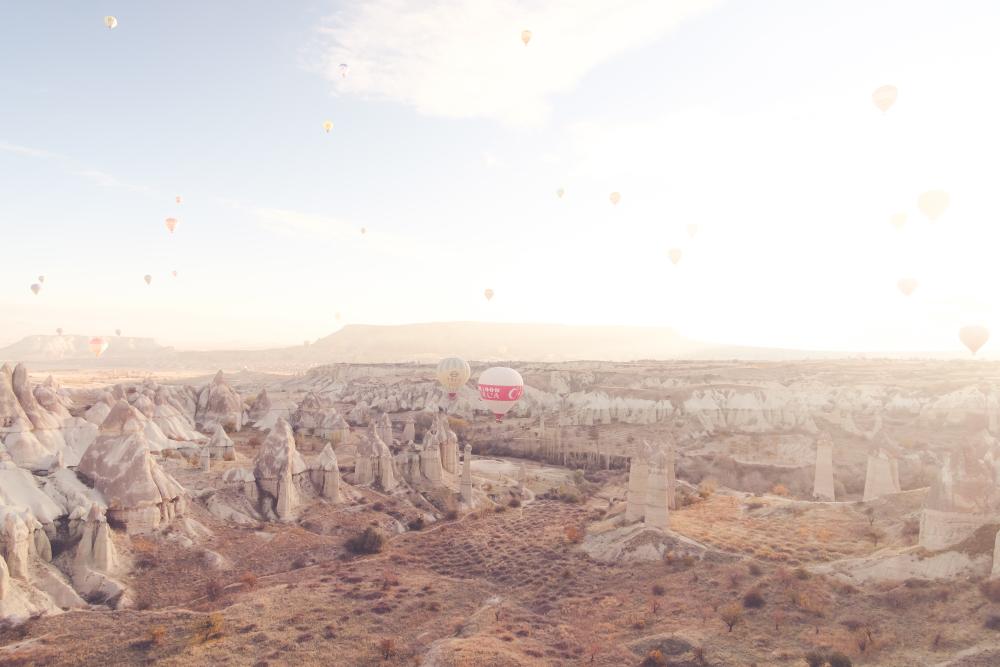 Sunrise at Love Valley, Cappadocia