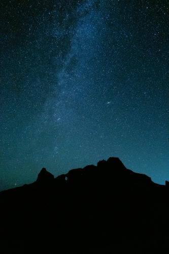 The night sky at Skazka canyon