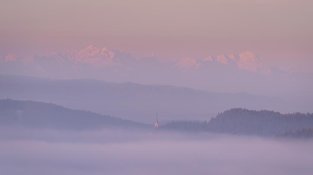 Tainach church, Karawanken, Austria