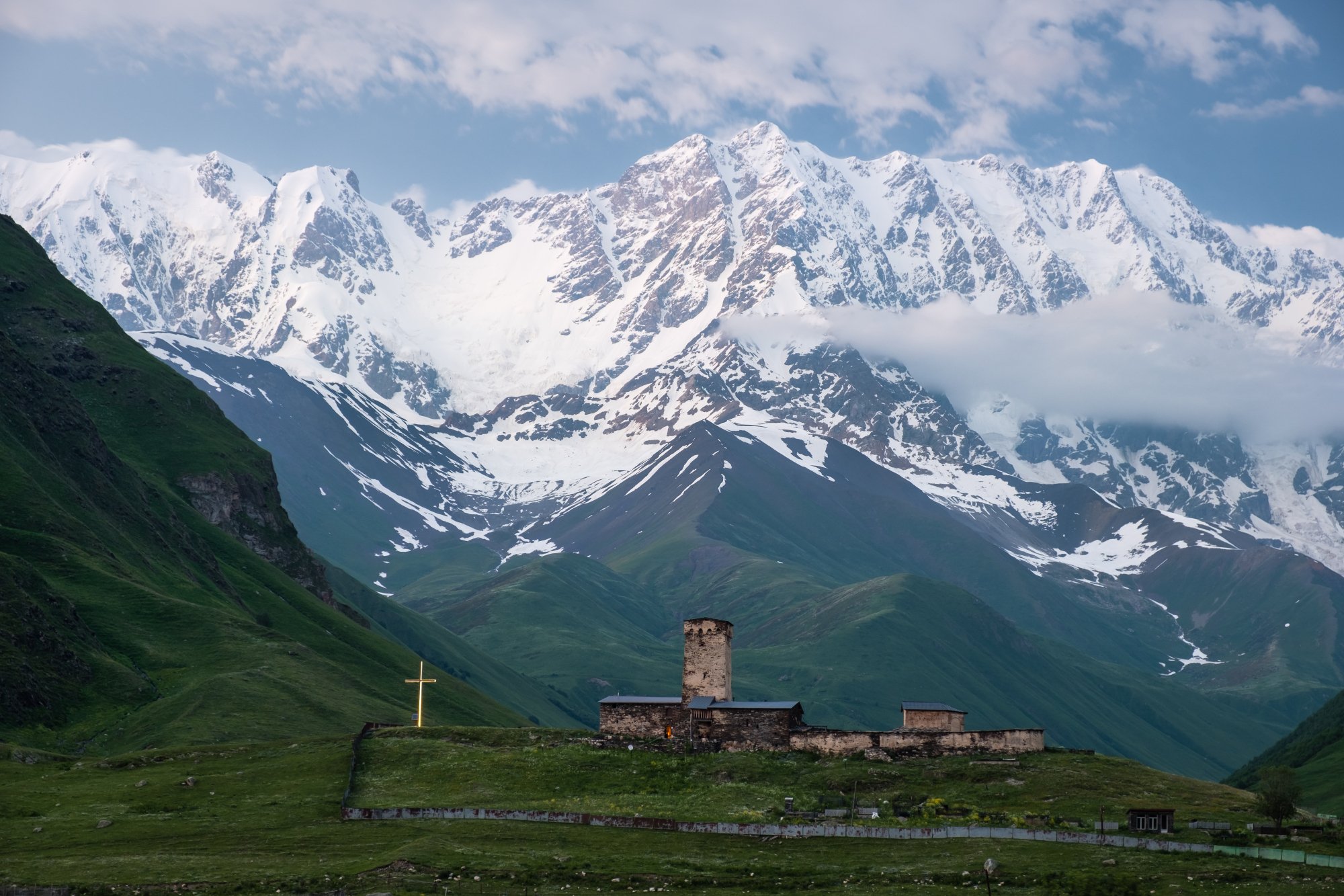 Lamaria church of Ushguli, Georgia